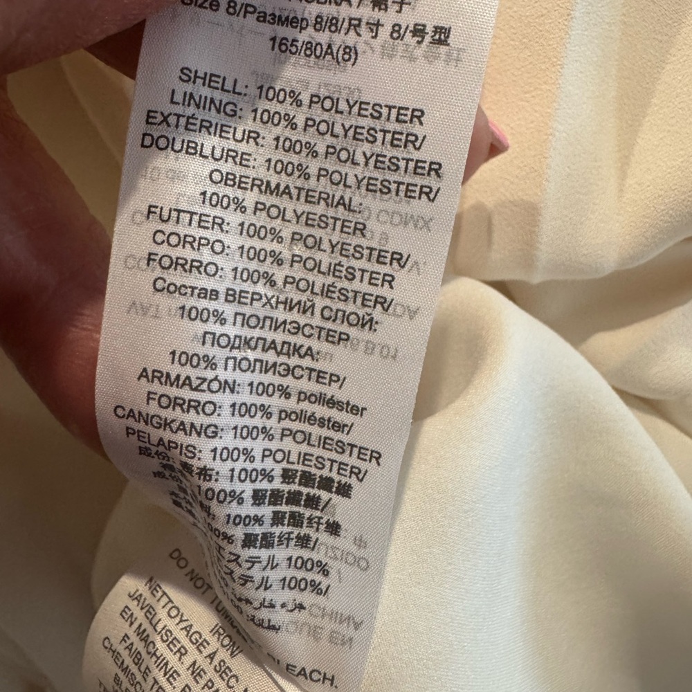 Tory Burch Cream Sunburst Pleated Midi Skirt - Picture 9 of 11